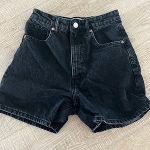 Zara high waisted jean shorts
